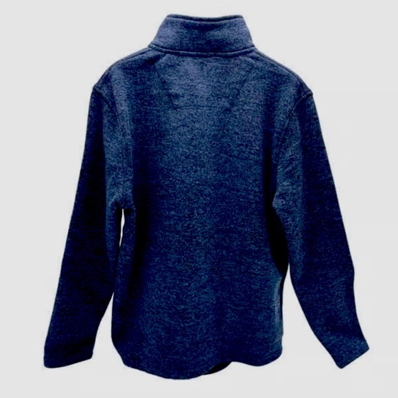 BEVERLY HILLS POLO CLUB Full Zip Sweater Jacket, dark blue - Picture 2 of 4